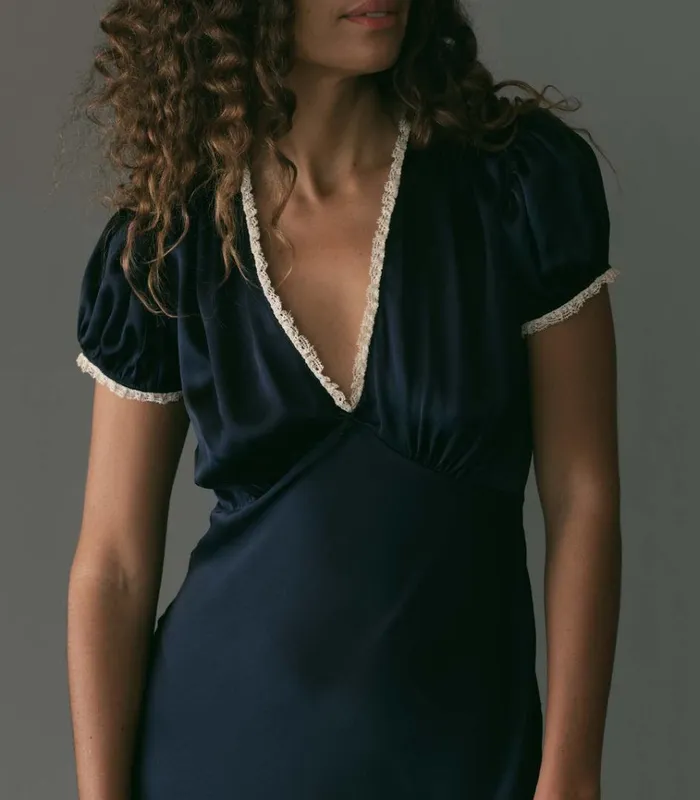 Shop CERELIA DRESS Deep Navy DEN Dresses