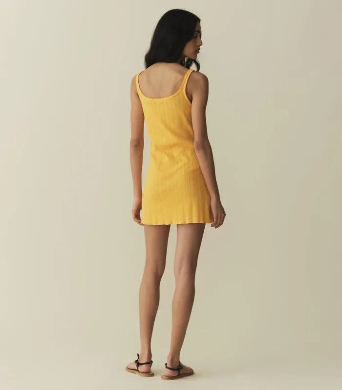 Shop CYNTHIA DRESS Jonquille Apolline Pointelle DEN Dresses