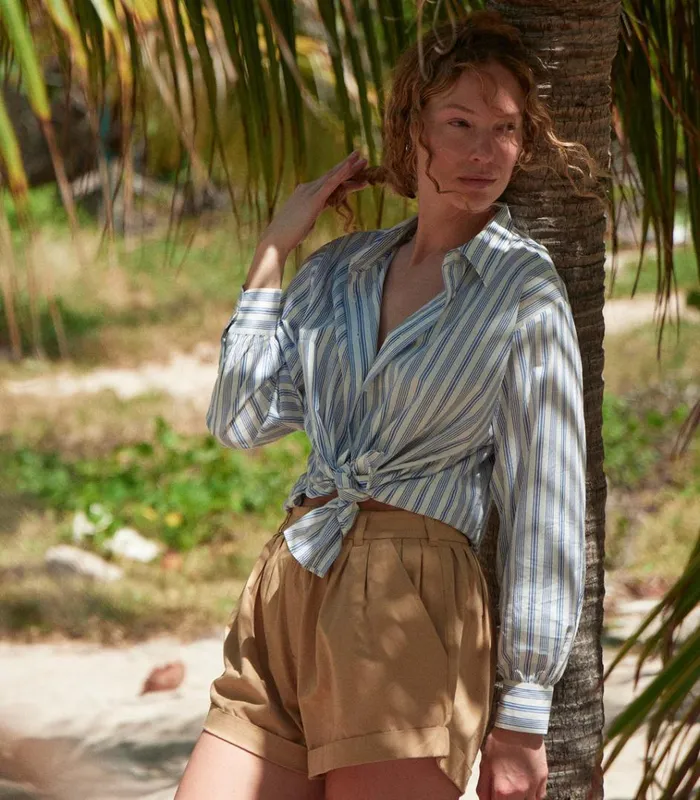 Shop HAVA TOP Indigo Sorrento Stripe DEN Tops