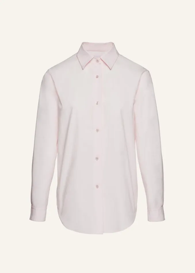 Shop Magda Butrym Tops Classic Cotton Shirt In Pink