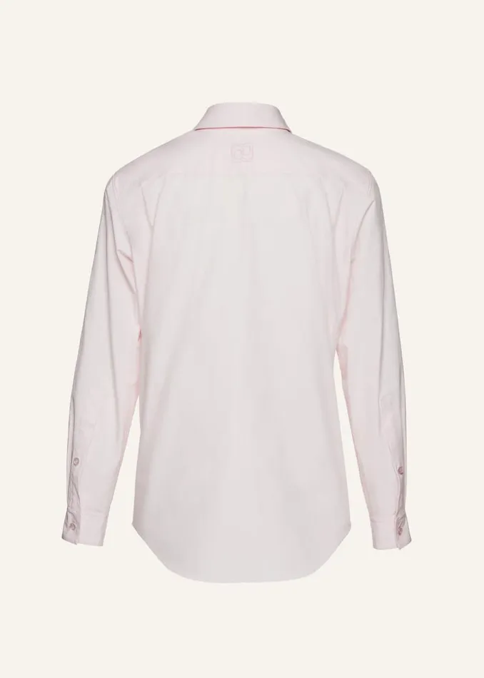 Shop Magda Butrym Tops Classic Cotton Shirt In Pink Shop Magda Butrym Tops Classic Cotton Shirt In Pink