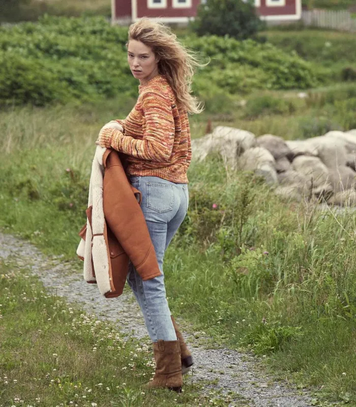 Shop MARTI SWEATER Desert Sunset DEN Knitwear