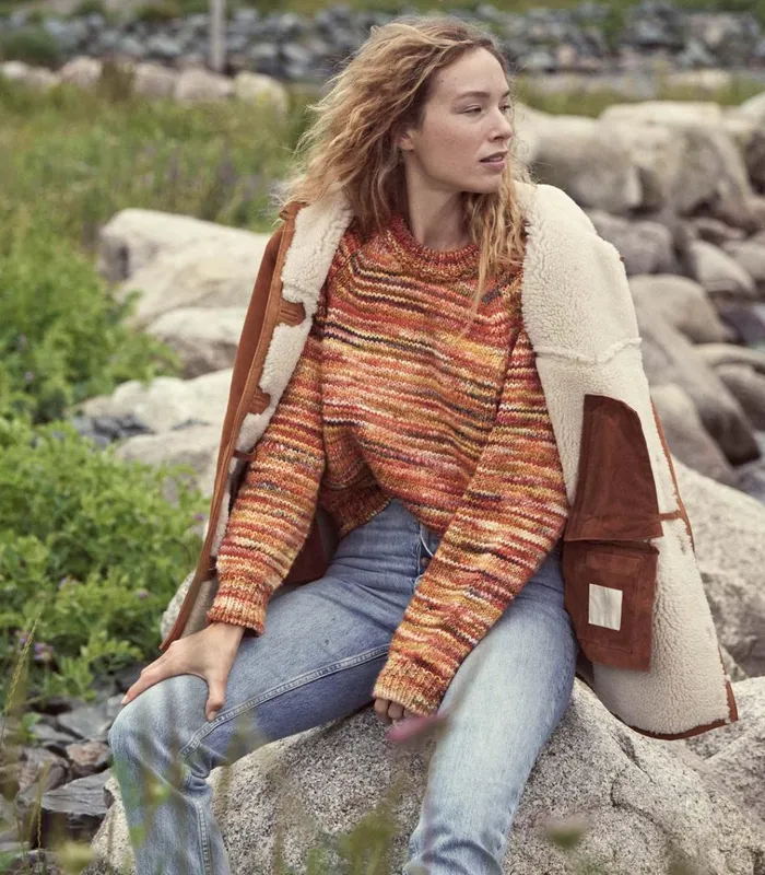 Shop MARTI SWEATER Desert Sunset DEN Knitwear