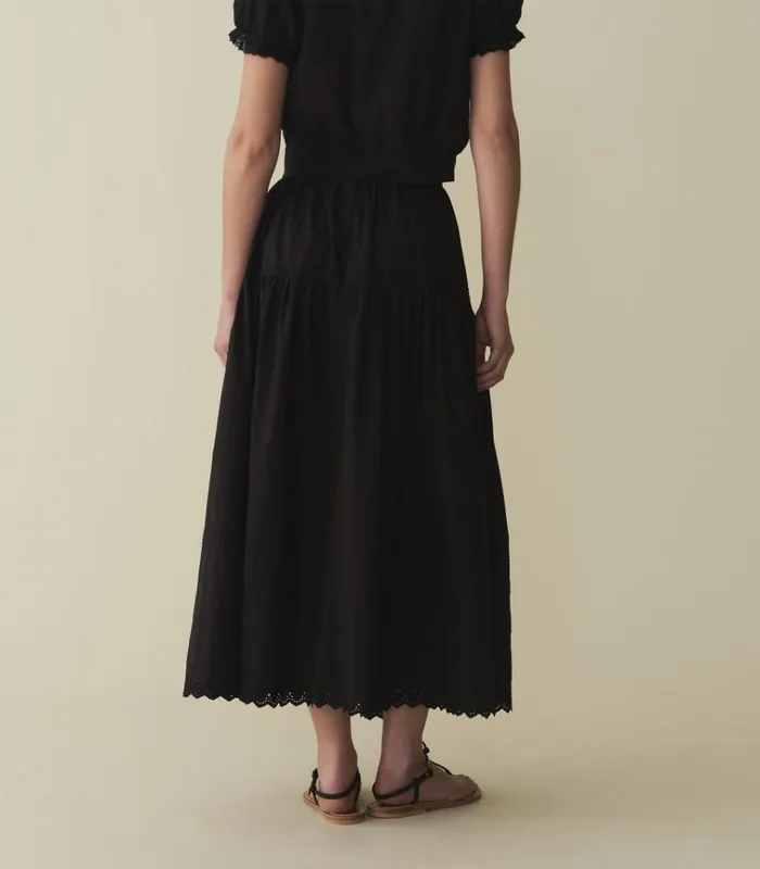 Shop SEBASTIANE SKIRT Black DEN Skirts