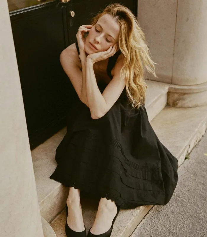 Shop SEBASTIANE SKIRT Black DEN Skirts