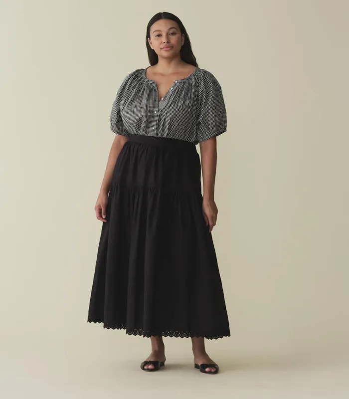 Shop SEBASTIANE SKIRT Black DEN Skirts