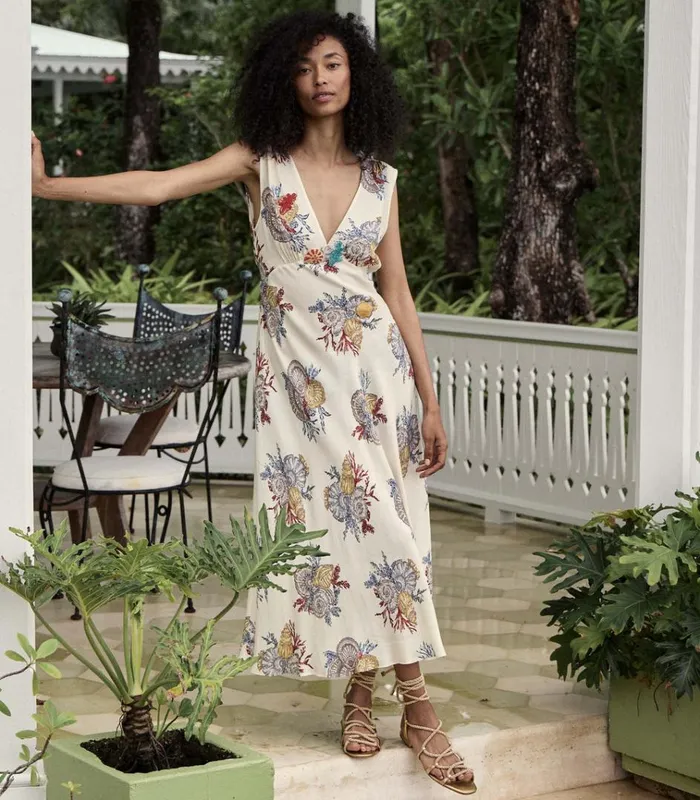 Shop TATIANA DRESS Mer Botanique DEN Dresses