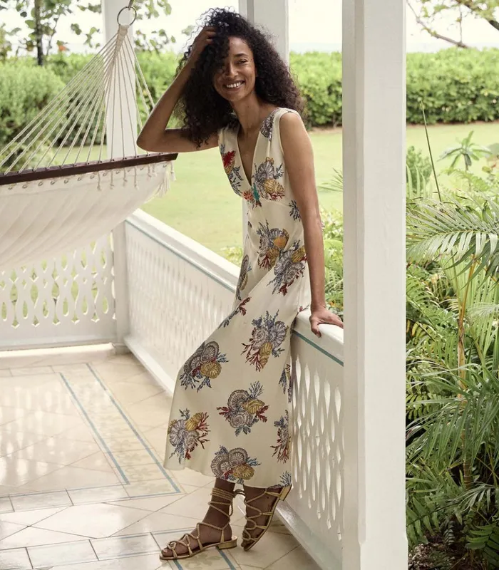 Shop TATIANA DRESS Mer Botanique DEN Dresses