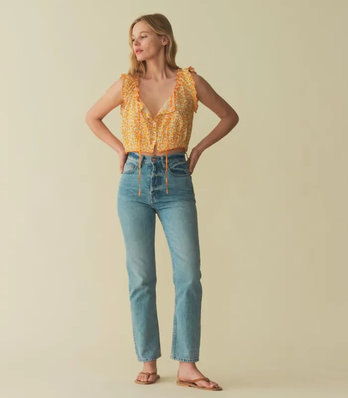 Shop TRAVELER TOP Clementine Daisy Fields DEN Tops