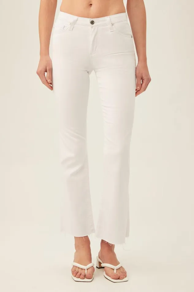 SHOP Trina Turk ALL BOTTOMS AG WOMEN039S WHITE ANGEL BOOTCUT JEAN