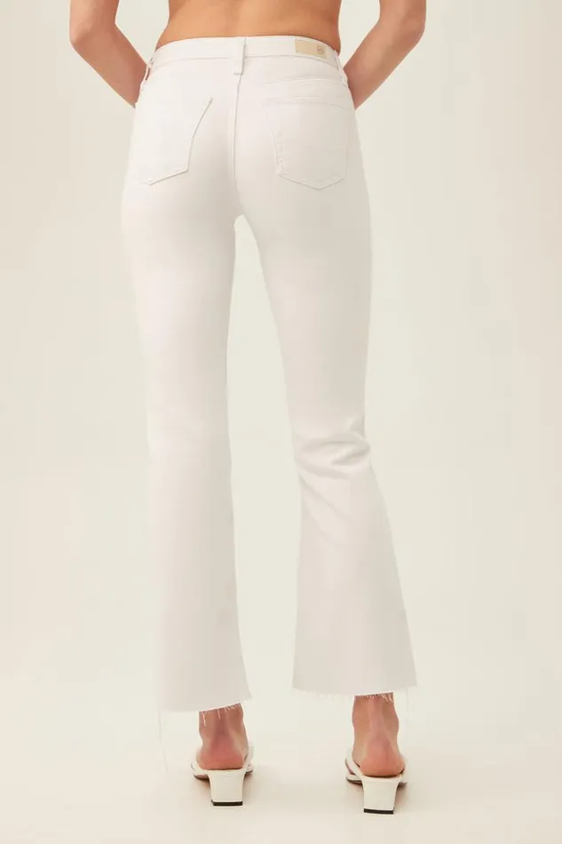 SHOP Trina Turk ALL BOTTOMS AG WOMEN039S WHITE ANGEL BOOTCUT JEAN