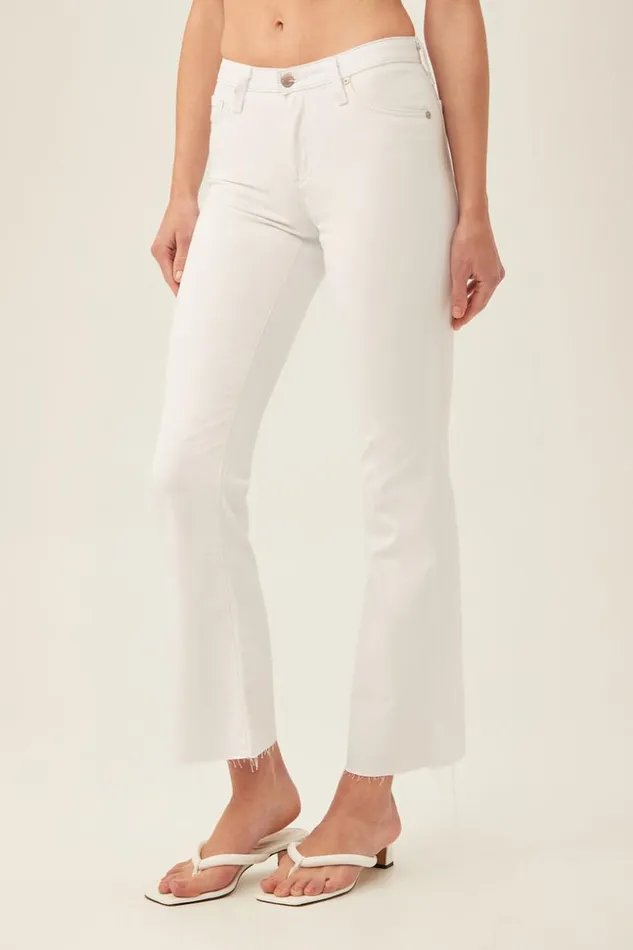 SHOP Trina Turk ALL BOTTOMS AG WOMEN039S WHITE ANGEL BOOTCUT JEAN