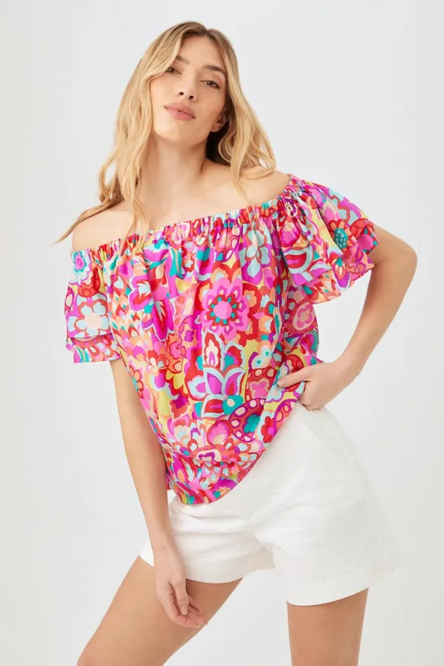 SHOP Trina Turk ALL TOPS SILIA TOP