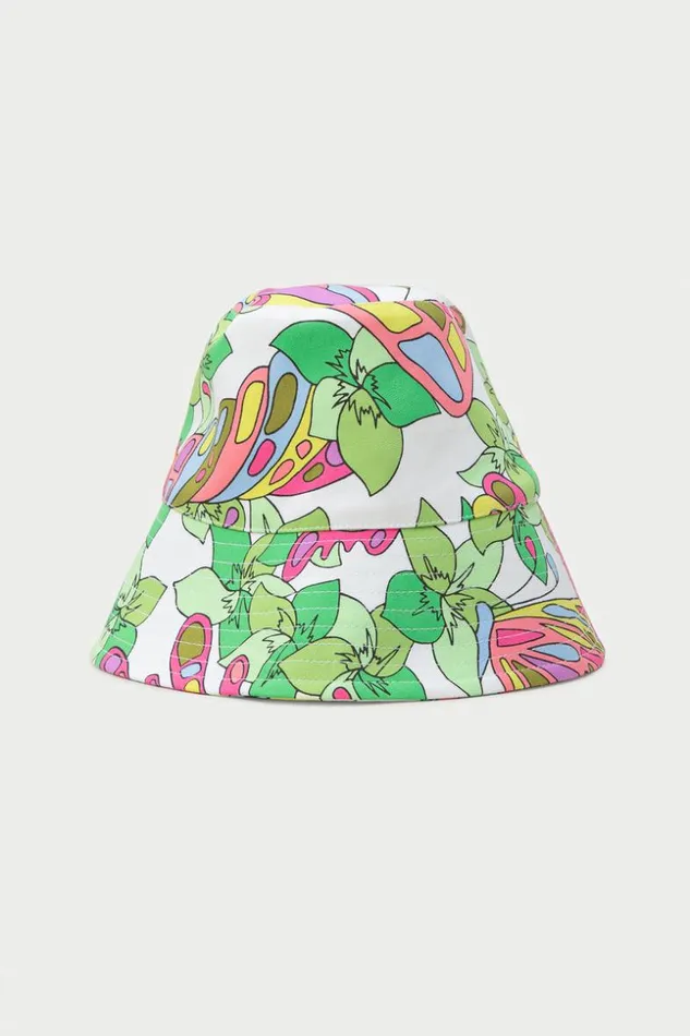 SHOP Trina Turk BELTS SCARVES and HATS BUTTERFLY TALL CRUSHER HAT