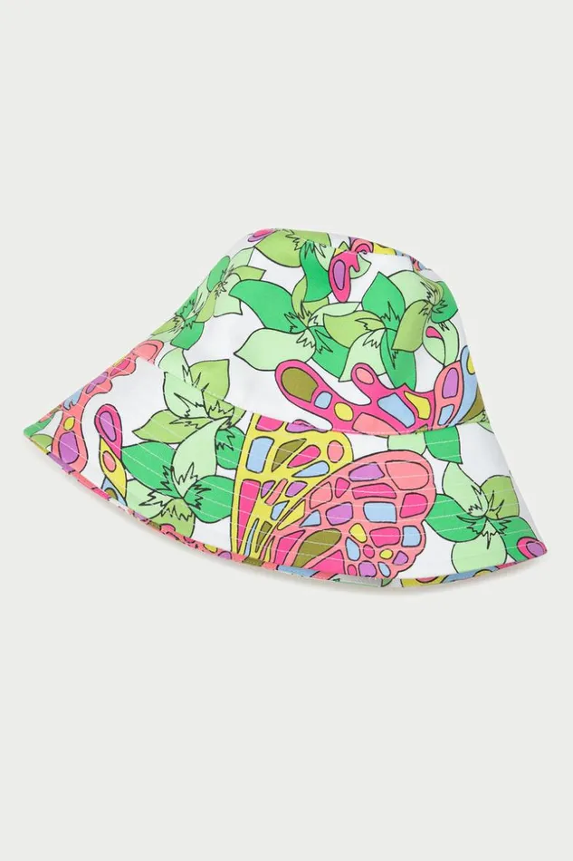 SHOP Trina Turk BELTS SCARVES and HATS BUTTERFLY TALL CRUSHER HAT