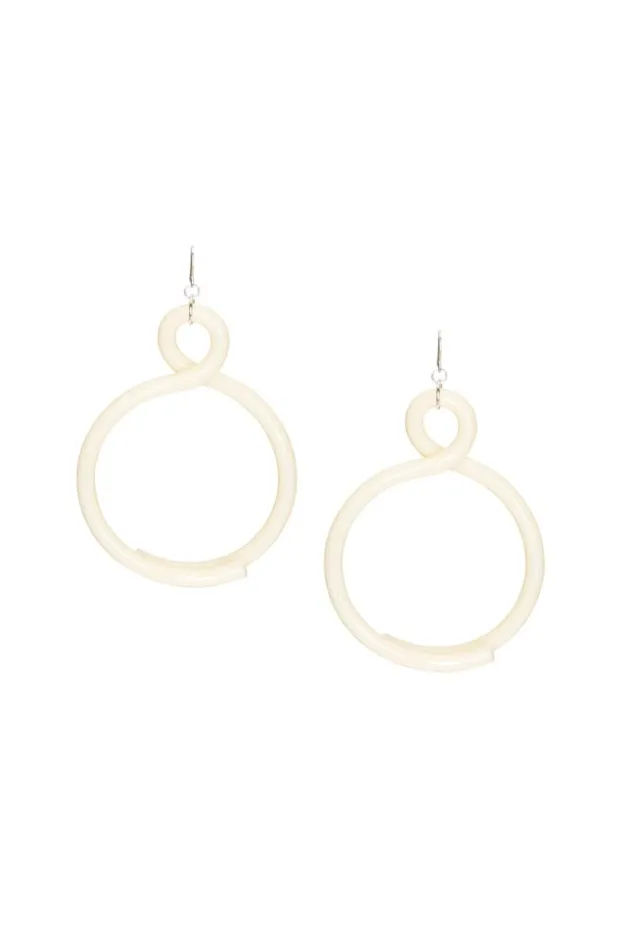 SHOP Trina Turk JEWELRY COREY MORANIS HOOP EARRING OPAQUE