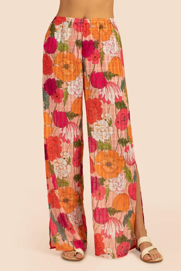 SHOP Trina Turk MATCHING SWIM SETS SUNNY BLOOM SLIT PANT