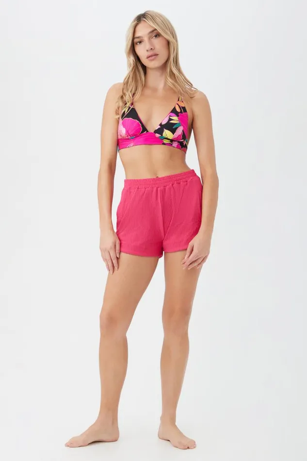 SHOP Trina Turk MATCHING SWIM SETS WOMEN039S SKYFALL TERRY SWIM COVERUP SHORT