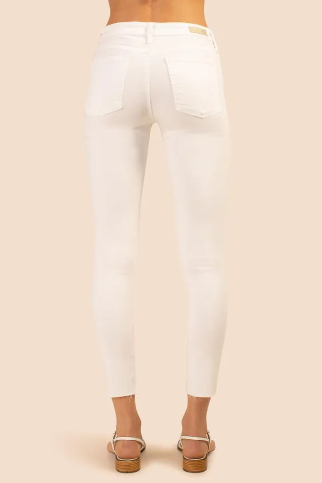 SHOP Trina Turk PANTS AG WHITE FARRAH ANKLE SKINNY JEAN