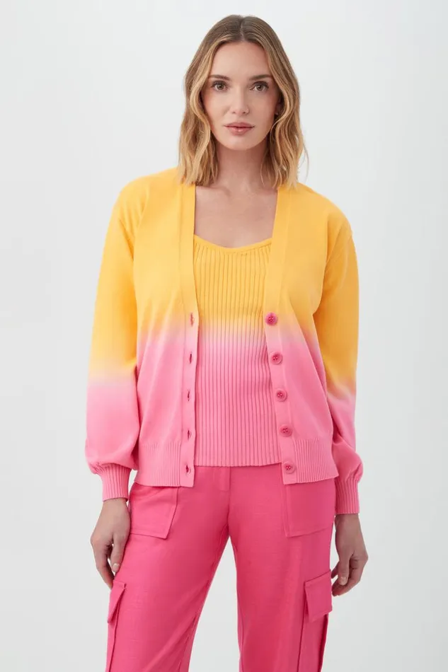 SHOP Trina Turk SWEATERS and KNITS SAND PEARL CARDIGAN