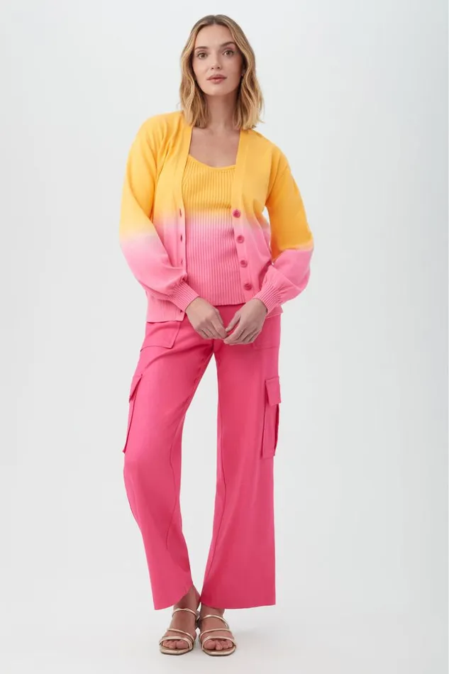 SHOP Trina Turk SWEATERS and KNITS SAND PEARL CARDIGAN