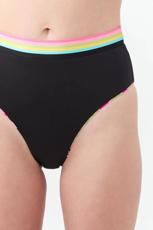 SHOP Trina Turk SWIM BOTTOMS WOMEN039S TIKI ISLANDER REVERSIBLE HIGH WAIST SWIM BOTTOM