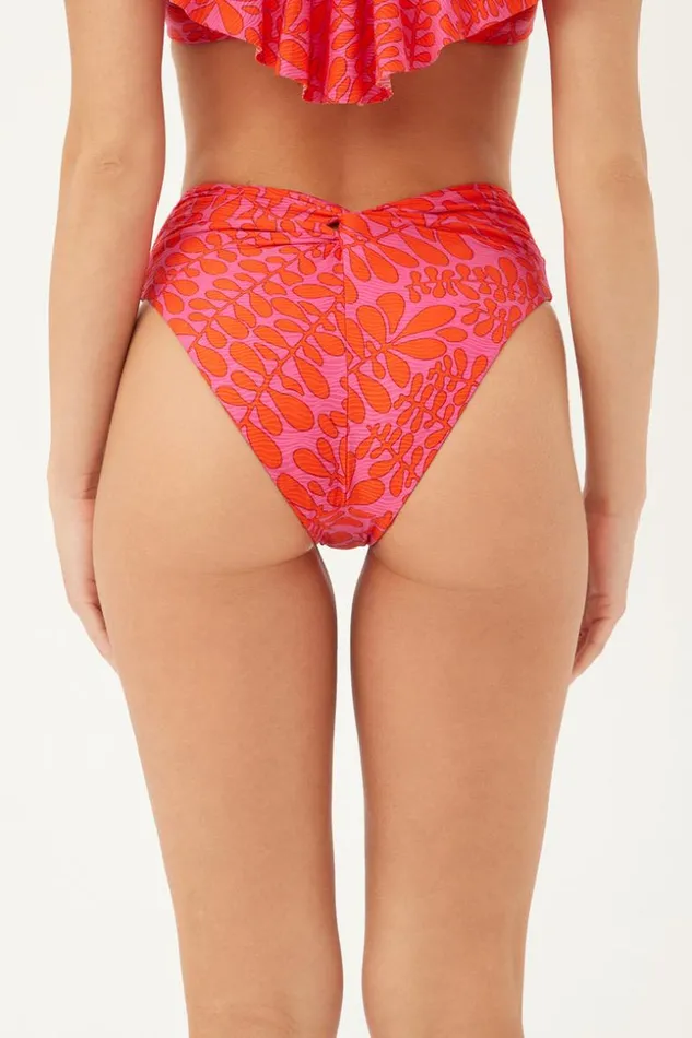 SHOP Trina Turk SWIM BOTTOMS WOMEN039S TRELLIS TWIST BACK HIGH WAIST SWIM BOTTOM