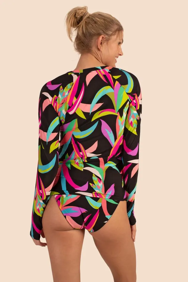 SHOP Trina Turk SWIM TOPS BIRDS OF PARADISE SWIM TEE