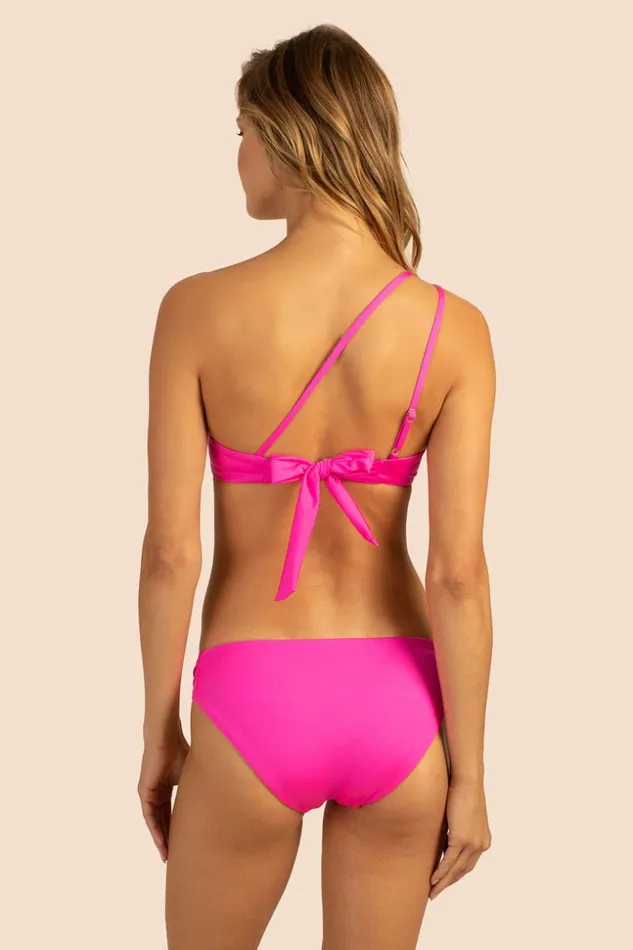 SHOP Trina Turk SWIM TOPS MONACO SOLID ONE SHOULDER BANDEAU TOP