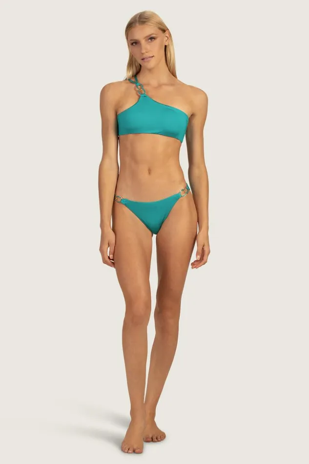 SHOP Trina Turk SWIM TOPS MONACO SOLID ONE SHOULDER BANDEAU TOP