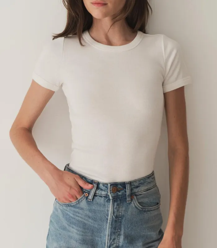 Shop VIVI TEE Salt DEN Tees