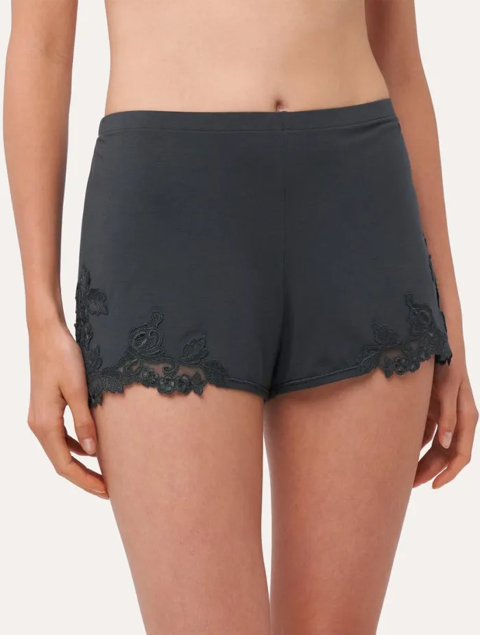 Shorts In Charcoal Grey Jersey Sleepwear La Perla Pajamas