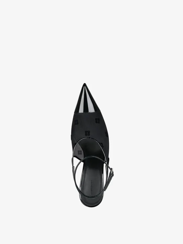 Show Slingbacks In 4g Mesh Black Women Givenchy Heels