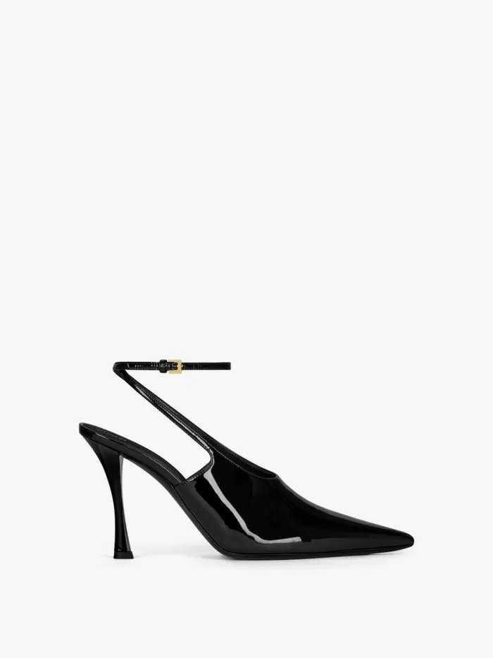 Show Slingbacks In Patent Leather Black Women Givenchy Heels