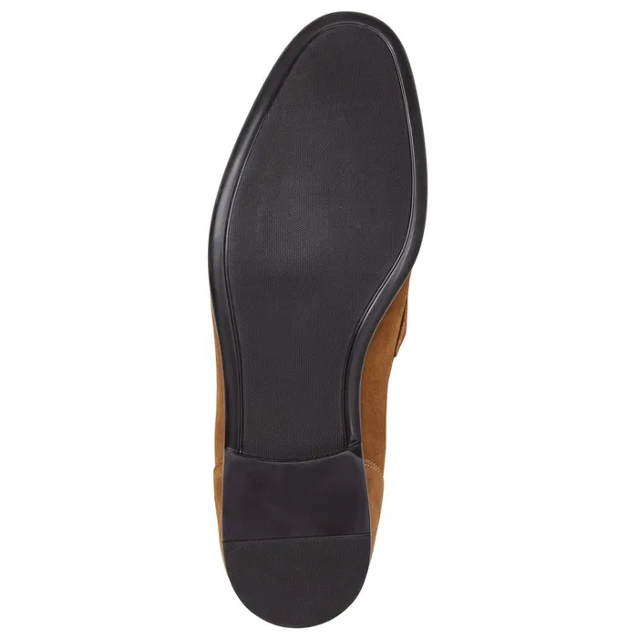 Silas Suede Loafer 8211 Cognac Men Bruno Magli Dress Shoes