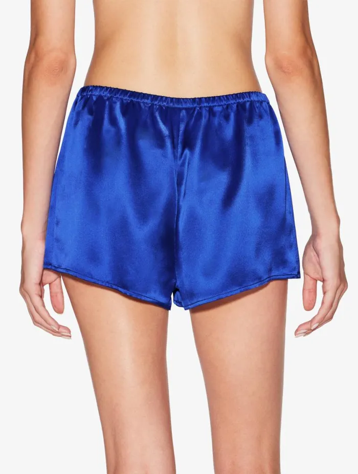 Silk Sleep Shorts In Electric Blue Sleepwear La Perla Pajamas