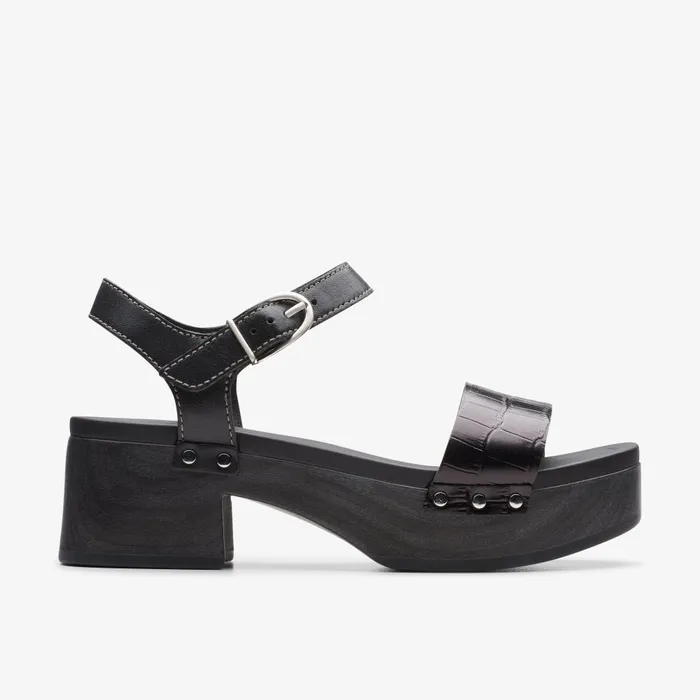 Sivanne Bay Black Interest Women Clarks Heels and Pumps