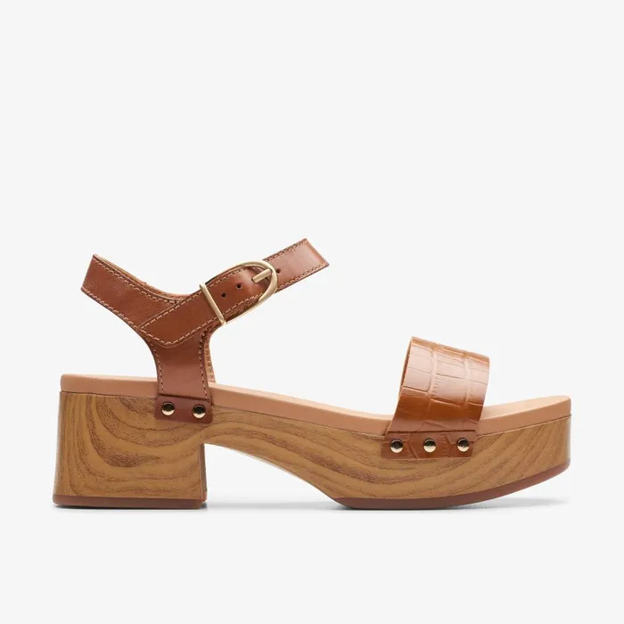 Sivanne Bay Tan Interest Women Clarks Heels and Pumps