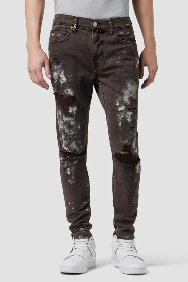 Skinny Men Hudson Jeans Zack Skinny Jean Chocolate Thrasher