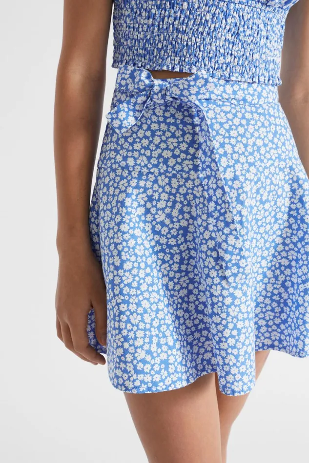 Skirts Teen Girl Seed Heritage Ditsy Skirt Azure Blue