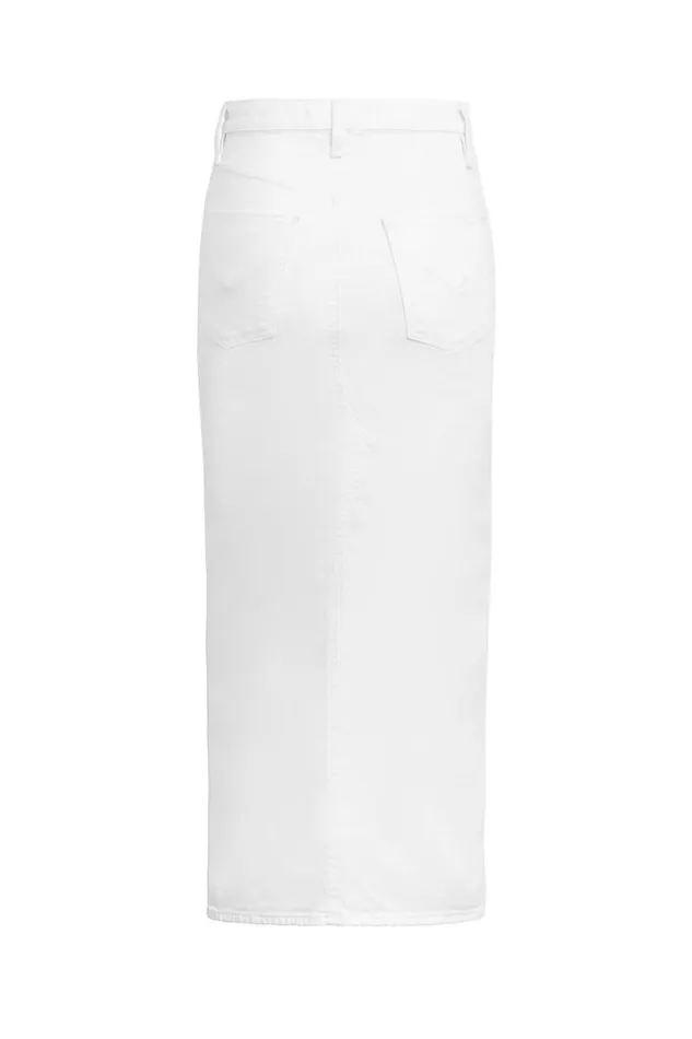 Skirts Women Hudson Jeans Reconstructed Skirt White Skirts Women Hudson Jeans Reconstructed Skirt White