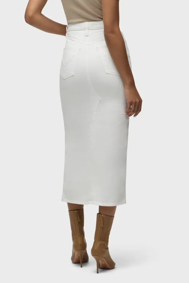 Skirts Women Hudson Jeans Reconstructed Skirt White Skirts Women Hudson Jeans Reconstructed Skirt White