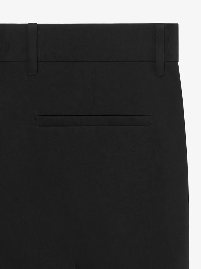 Slim Fit Tailored Pants In Wool Black Men Givenchy Pants and Shorts