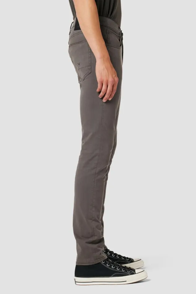 Slim Men Hudson Jeans Blake Slim Straight Twill Pant Dark Grey