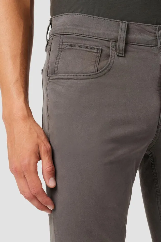Slim Men Hudson Jeans Blake Slim Straight Twill Pant Dark Grey