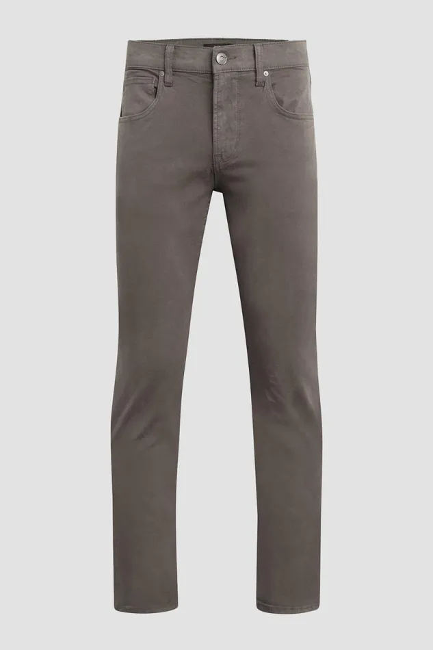 Slim Men Hudson Jeans Blake Slim Straight Twill Pant Dark Grey