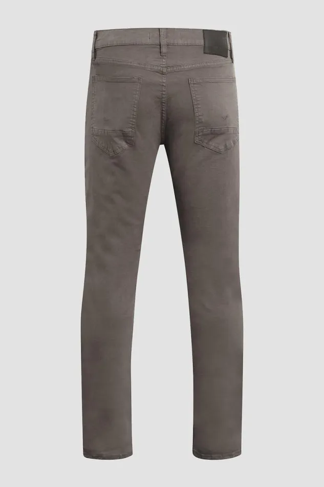 Slim Men Hudson Jeans Blake Slim Straight Twill Pant Dark Grey
