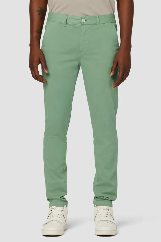 Slim Men Hudson Jeans Classic Slim Straight Chino Turf Green