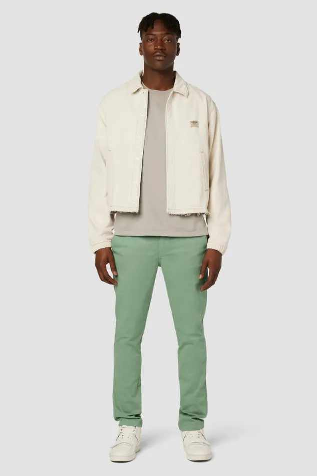 Slim Men Hudson Jeans Classic Slim Straight Chino Turf Green Slim Men Hudson Jeans Classic Slim Straight Chino Turf Green