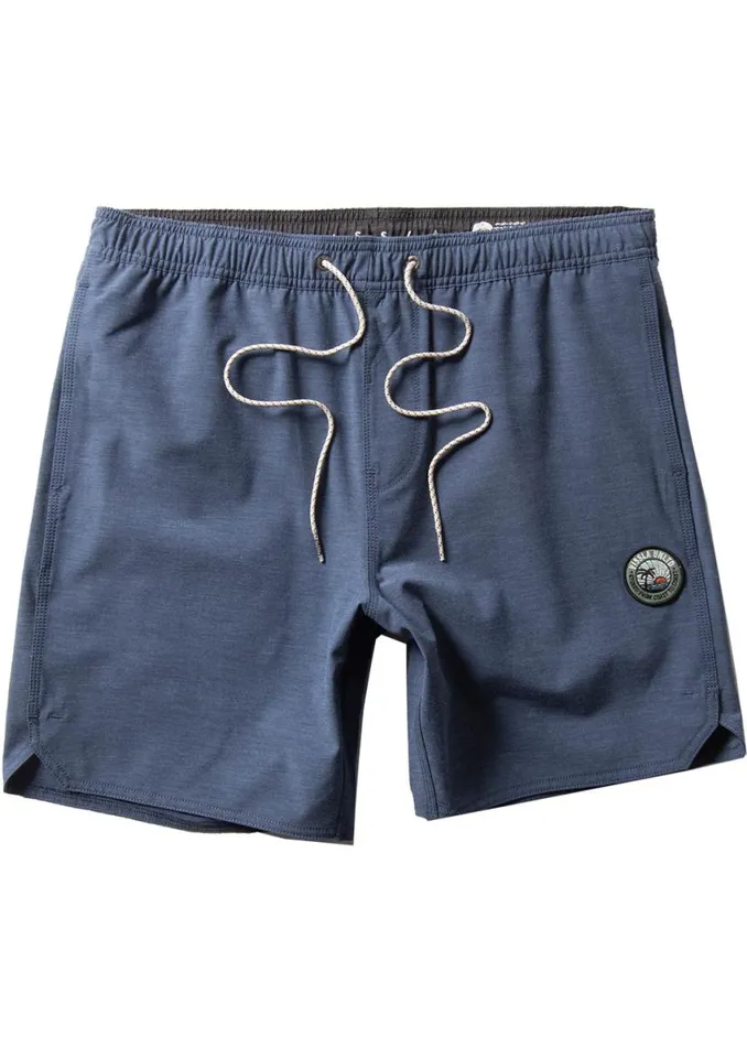 Solid Sets 17quot Ecolastic Dark Denim Men Vissla Boardshorts